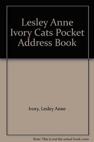 Lesley Anne Ivory Cats Pocket Address Book