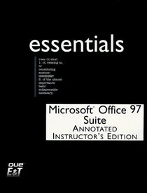Microsoft Office 97 Suite Essentials with CDROM
