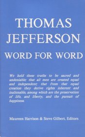 Thomas Jefferson: Word for Word (Word for Word Series)