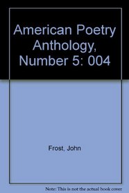 American Poetry Anthology, Number 5 (American Poetry Anthology, Vol. VI)