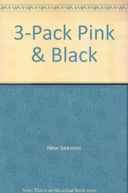 3-Pack Pink & Black
