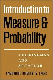 Introdction to Measure and Probability