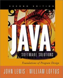 Java Software Solutions: Foundations of Program Design, Update, JavaPlace Edition (2nd Edition)
