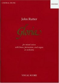 Gloria Vocal Score With Brass