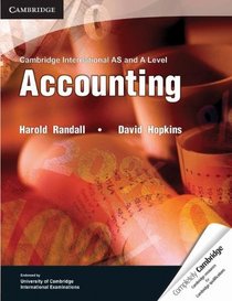 Cambridge International AS and A Level Accounting Textbook (Cambridge International Examinations)
