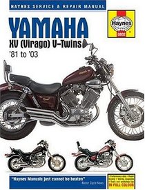 Haynes Repair Manuals: Yamaha XV (Virago) V-Twins 1981-2003