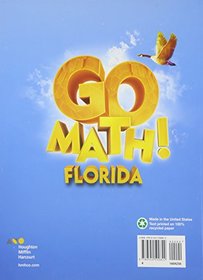 Go Math!: MAFS Student Edition Grade 4 2015