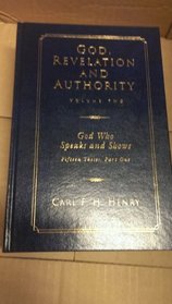 God, Revelation, and Authority: 002