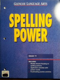 Glencoe Language Arts Spelling Power, Grade 11, Blackline Masters