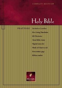 Compact Edition Bible, NLT (Burgundy Imitation Leather)