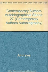 Contemporary Authors (Contemporary Authors Autobiography Series)