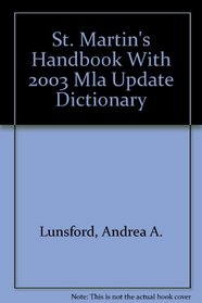 St. Martin's Handbook 5e paper with 2003 MLA Update & paperback dictionary