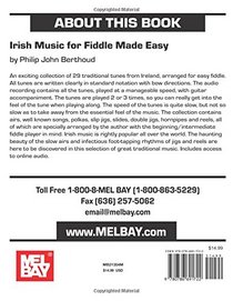 Irish Music for Fiddle Made Easy