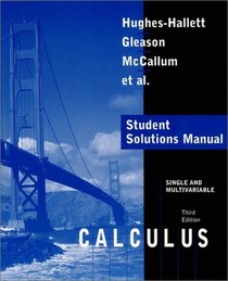 Calculus, Single and Multivariable, Student Solutions Manual