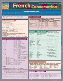 French Conversation Quick Reference Guide (Quick Study Academic)