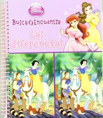 BUSCA Y ENCUENTRA LAS DIFERENCIAS - DISNEY PRINCESA (Spanish Edition)