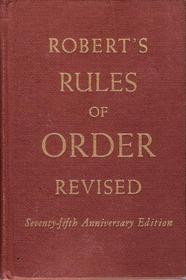 Robert's Rules of Order (Revised)
