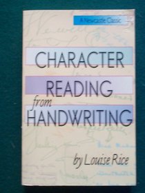 Character Reading from Handwriting