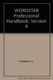 WordStar Prof Handbook Version 4.0