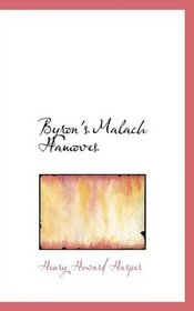 Byron's Malach Hamoves