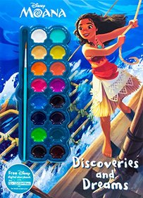 Disney Moana Discoveries and Dreams (Paint Palette Book) (Deluxe Paint Palette)