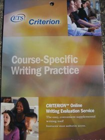 Criterion: Course-Specific Writing Practice