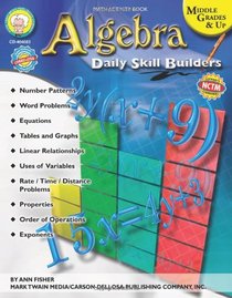 Algebra: Daily Skill Builders, Middle Grades & Up