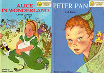 Peter Pan/Alice In Wonderland (2 Books in 1)