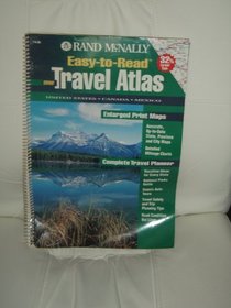 Easy-To-Read 1996 Travel Atlas: United States, Canada, Mexico (Rand McNally Large Scale Road Atlas U. S. A.)