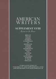 American Writers: Supplement (American Writers Supplements)