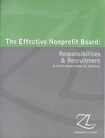 The Effective Nonprofit Board: Responsibilities & Recruitment