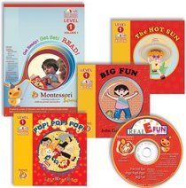 Learn To Read using Montessori Home Real E-FUN New Reader Collection Level 1