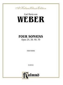 Four Piano Sonatas, Op. 24, 39, 49, 70 (Kalmus Edition)