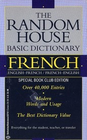 Random House Basic Dictionary French