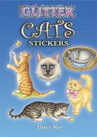 Glitter Cats Stickers (Dover Little Activity Books)