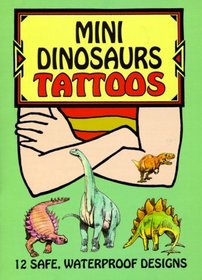 Mini Dinosaurs Tattoos (Temporary Tattoos)