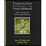 Transition from School to Young Adulthood: Basic Concepts and Recommended Practices (Pro-ed Series on Transition)