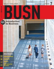 BUSN 7 (with CourseMate Printed Access Card) (New, Engaging Titles from 4ltr Press)