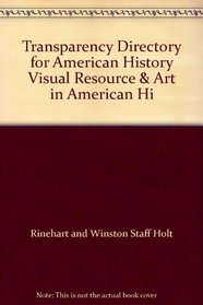 Transparency Directory for American History Visual Resource & Art in American Hi