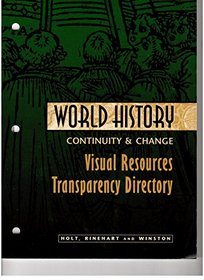 World History Continuity and Change Visual Resources Transparency Directory
