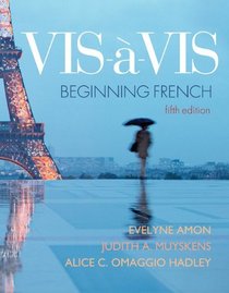 Audio CD program to accompany Vis--vis: Beginning French