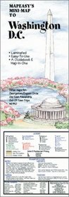 Mapeasy's Mini-Map to Washington D.C.: Laminated, Easy-To-Use, a Guidebook  Map-In-One: Detail Maps for Georgetown-DuPont Circle, Old Town Alexandria