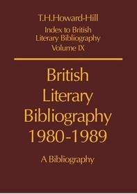 Index Biblio 9 Iblbc C (Index Brit Lit Bibl Series Ibl)