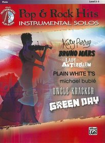 Today's Pop & Rock Hits Instrumental Solos: Flute (Book & CD)