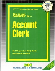 Account Clerk/Ces/C-2 (Career Examination Series: C-2)