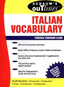Schaum's Outline of Italian Vocabulary