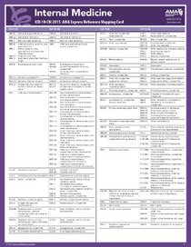 ICD-10 Mappings 2015 Express Reference Coding Card: Internal Medicine