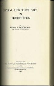 Form and Thought in Herodotus