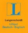 Langenscheidts Lilliput Deutsch - Englisch. Neues Cover.