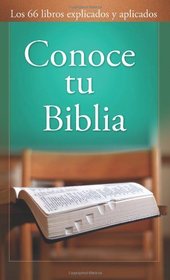 Conoce tu Biblia: Know Your Bible (VALUE BOOKS) (Spanish Edition)